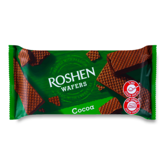 Вафлі Roshen Wafers Cocoa 216г