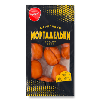 Сардельки Глобино Мортадельки в/ґ н/о 100г
