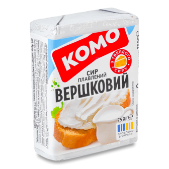 Сир плавлений Комо вершковий 35% 75г