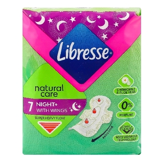ЛІБРЕСС прокл. гіг. Natural Care Maxi Night 7шт