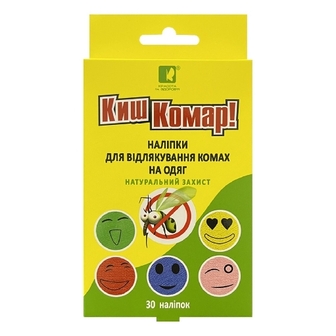 КИШ-КОМАР наліпка на одяг аромат.№30