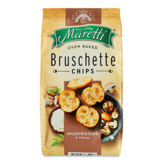 Брускети Maretti гриби з сметаною 80г