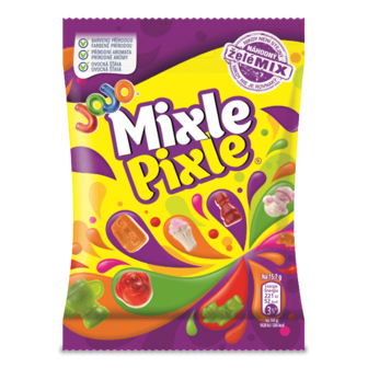 Цукерки Jojo Mixle pixle з фруктов смаками желейні 80г