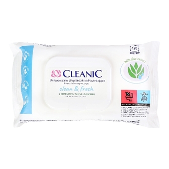КЛІНІК серветки вологі Clean&Fresh універсальні 120шт