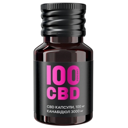 КАНАБІС CBD м`які желатинові капс. 3000мг 1 капс/100мг cbd №30