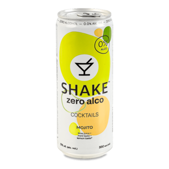 Напій Shake Cocktails Mojito безаолкогольний з/б 0,33л