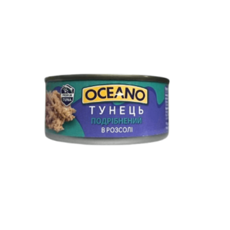 Тунець Oceano подрібнений у власному соку 160г