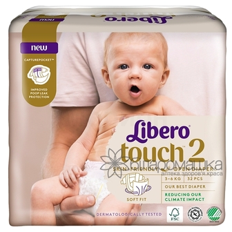 ЛІБЕРО ПІДГУЗ. Touch 2 (3-6кг) №32