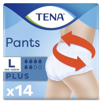 ТЕНА труси-підгуз. д/доросл. PANTS PLUS L (100-135см) №14