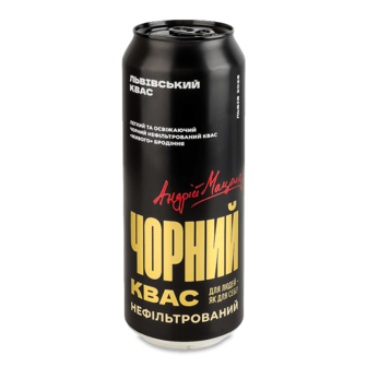 Квас Львівський квас Чорний з/б 0,5л