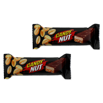 Цукерки Roshen Candy Nut нуга та м'яка карамель з арахісом 100г