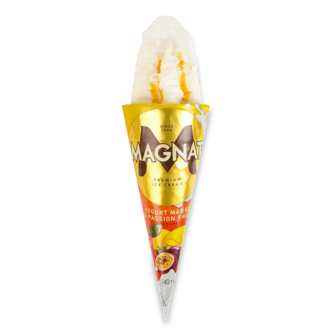 Морозиво Magnat Yogurt Mango&Passion fruit у ріжку 140г