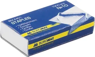 Скоби №10 Buromax нікель BM.4401
