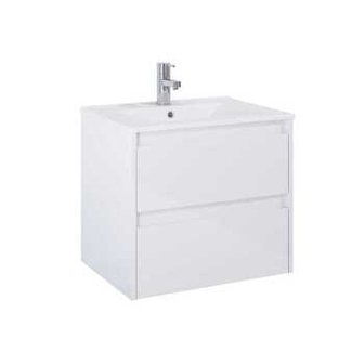 Шафка з умивальником Claudia 600 White Glossy A857...