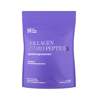 Гідропептиди колагену, Collagen HydroPeptides, My Nutri Week, з підсолоджувачем, смак Скандинавські фрукти, 227,6 г