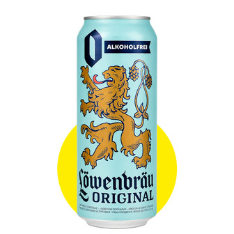 Пиво "Lowenbrau Original" безалкогольне 0,5л ж/б