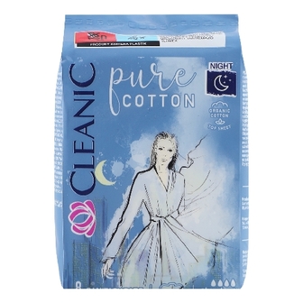 КЛІНІК прокл. гіг. нічні Pure Cotton 8шт
