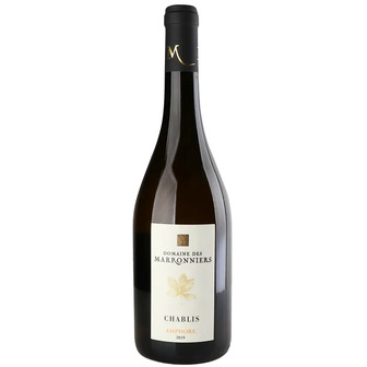 Вино Domaine des Marronniers Chablis Amph NonSulft біле сухе 12% 0.75 л