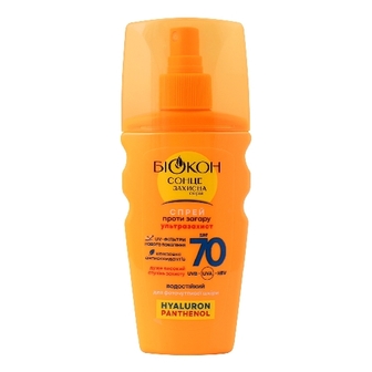 БІОКОН Сонцезахистний Спрей д/тіла 160мл від засмаги SPF70