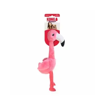 Kong Shakers Honkers Flamingo іграшка для собак S 32 см - рожевий