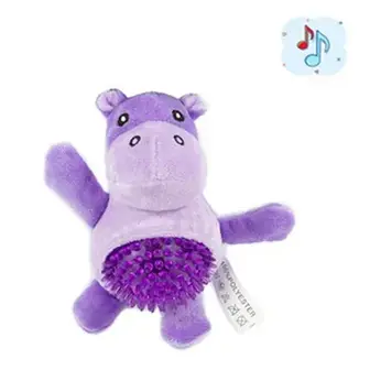 AnimAll GrizZzly іграшка для собак бегемот 19х18х8 см - фіолетовий