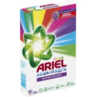 ARIEL Порошок пральний Автомат Аква-Пудра Колор 300г
