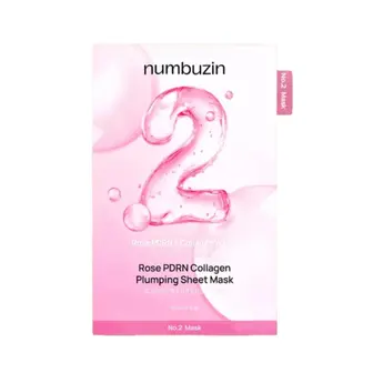Numbuzin. Тканинна маска з трояндою, PDRN та колагеном для пружності шкіри 33 мл