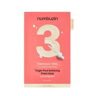 Numbuzin. Тканинна маска для звуження пор і вирівнювання шкіри 27 мл