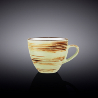 Чашка для капучино Wilmax Spiral Pistachio 190 мл (WL-669135/A)