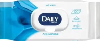 Вологі серветки Daily Fresh універсальні з клапаном 72 шт