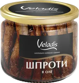 Шпроти Veladis в олії 300 г