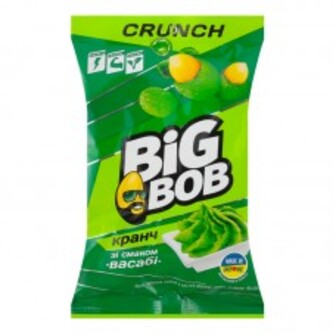 АРАХІС СМАЖ СОЛОНИЙ ОБОЛ ВАСАБІ 90Г BIG BOB
