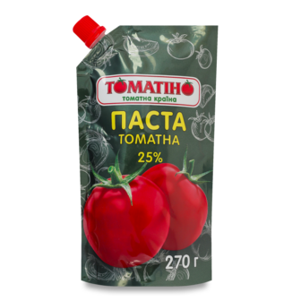 Паста томатна 25% 270г д/п Томатіно