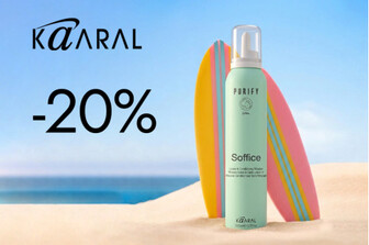 KAARAL: Знижка 20% на мус для волосся Soffice Leave-in (200 мл)