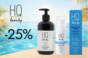 Італійський догляд: Знижка 25% на продукцію H.Q. Beauty