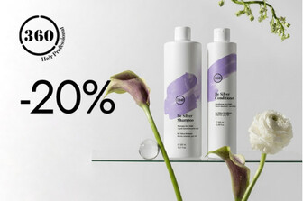 Знижка 20% на набір BE SILVER для світлого та сивого волосся від 360!