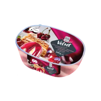 Морозиво Лімо Velvet Наполеон черешня лоток 500г