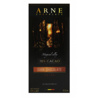 Шоколад Arne Extra чорний 70% 100г