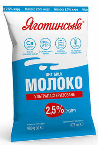 Молоко Яготинське 2,5%