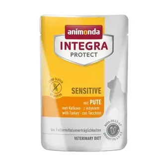 Вологий корм для котів Animonda Integra Protect Sensitive 85 г - індичка