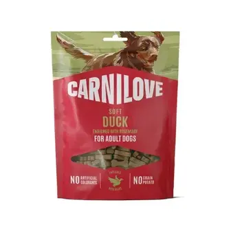 Ласощі для собак Carnilove Soft Snack Adult 200 г - качка та розмарин