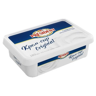 Крем-сир President Original 70% 180 г (4823065736167)