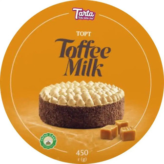 Торт Tarta Toffeе Milk бісквітний 450 г (4820217842622)