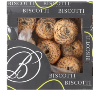Печиво Biscotti Маргаритка з маком 280г