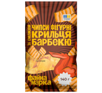Снеки Файна марка Крильця барбекю 140г