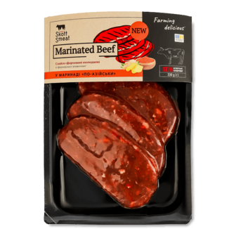 Слайси Skott Smeat яловичі у маринаді по-азійськи 330г