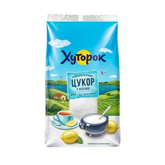 Цукор Хуторок білий кристалічний 800г