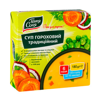 Суп Тетя Соня гороховий традиційний 180г
