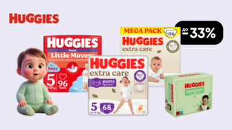  До -33% на дитячі товари Huggies