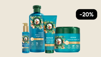 -20% на всі засоби для догляду за волоссям Herbal Essences